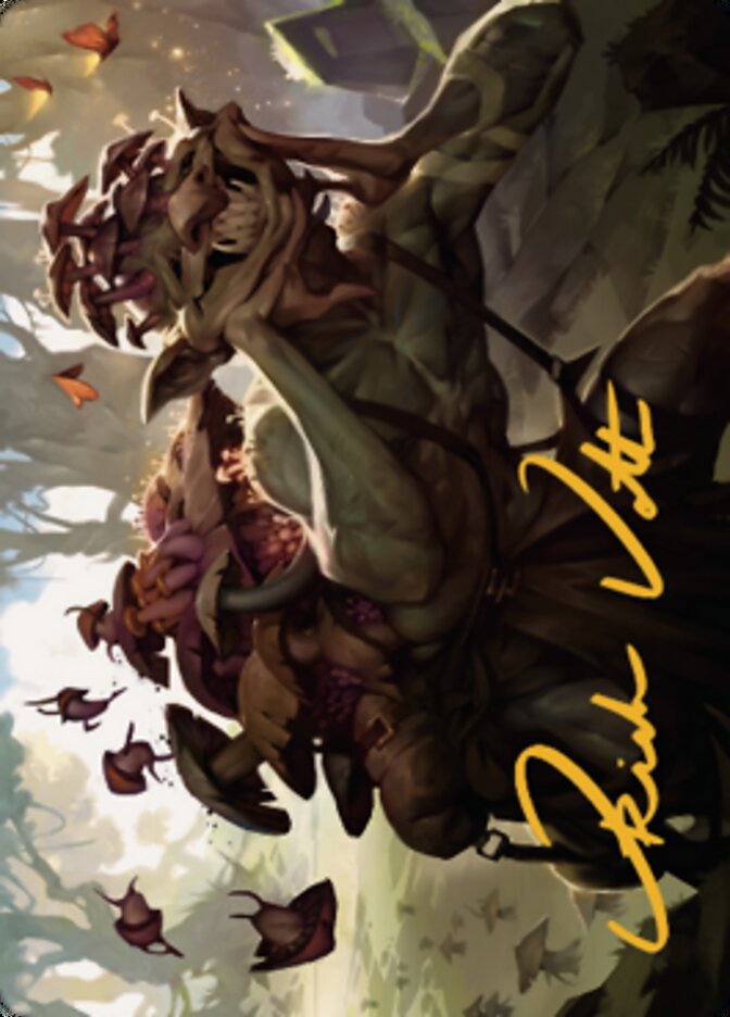 Sprouting Goblin Art Card (Gold-Stamped Signature) [Dominaria United Art Series] | Odin's Place
