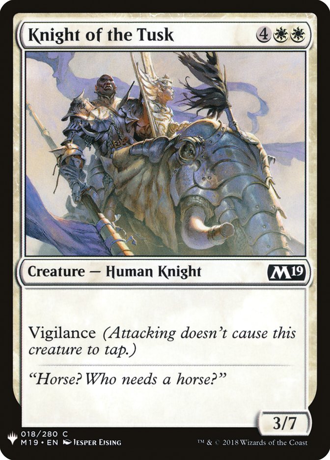 Knight of the Tusk [Mystery Booster] | Odin's Place