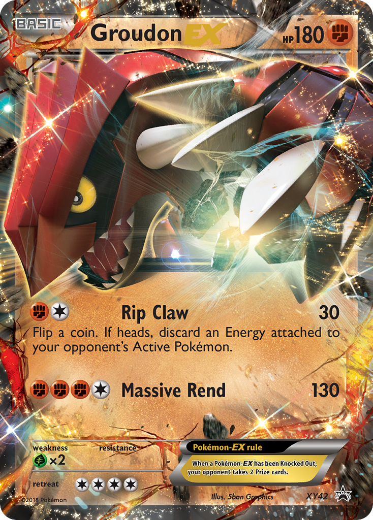 Groudon EX (XY42) [XY: Black Star Promos] | Odin's Place