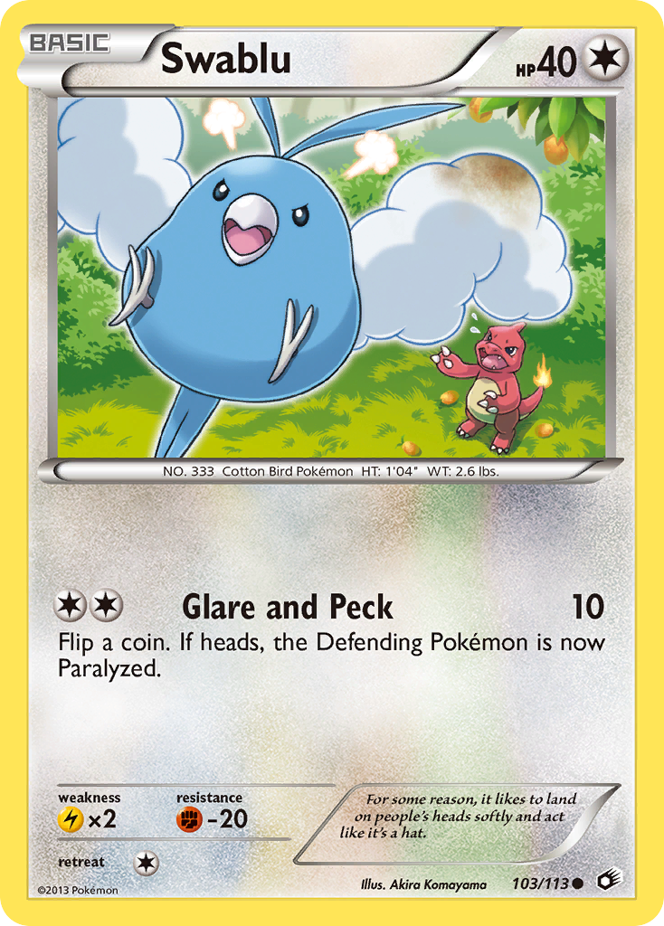 Swablu (103/113) [Black & White: Legendary Treasures] | Odin's Place
