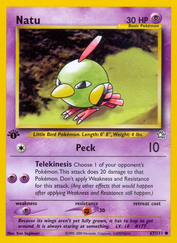 Natu (67/111) [Neo Genesis 1st Edition] | Odin's Place