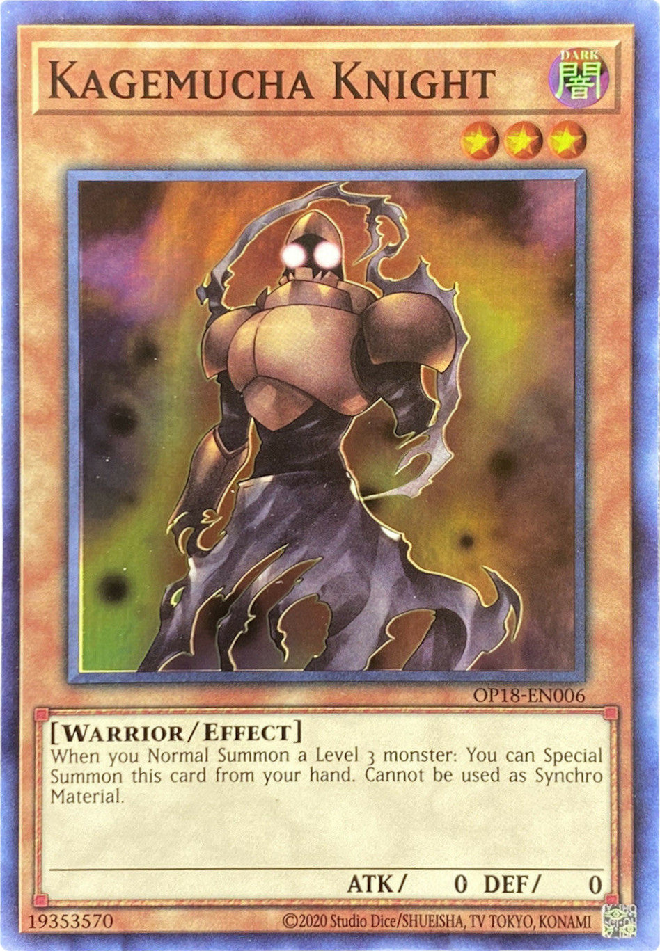 Kagemucha Knight [OP18-EN006] Super Rare | Odin's Place