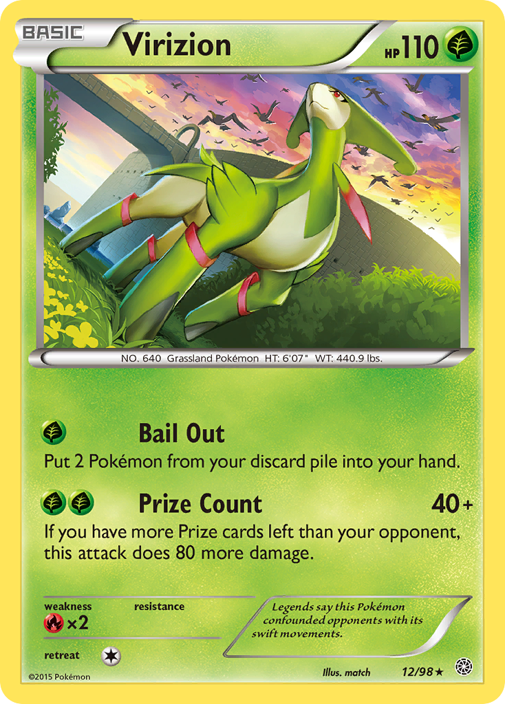 Virizion (12/98) [XY: Ancient Origins] | Odin's Place
