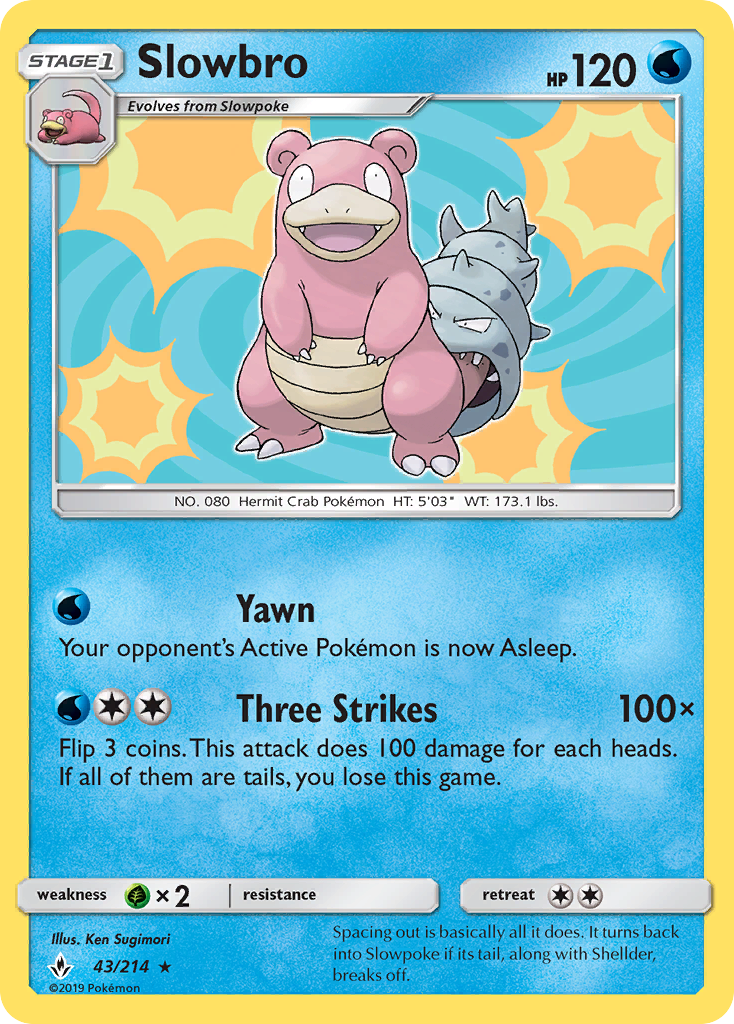 Slowbro (43/214) [Sun & Moon: Unbroken Bonds] | Odin's Place