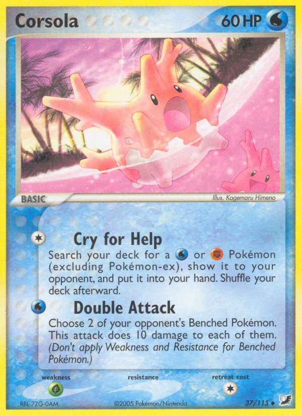 Corsola (37/115) [EX: Unseen Forces] | Odin's Place