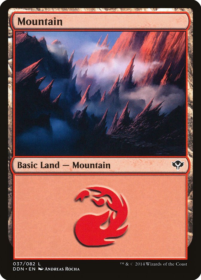 Mountain (37) [Duel Decks: Speed vs. Cunning] | Odin's Place