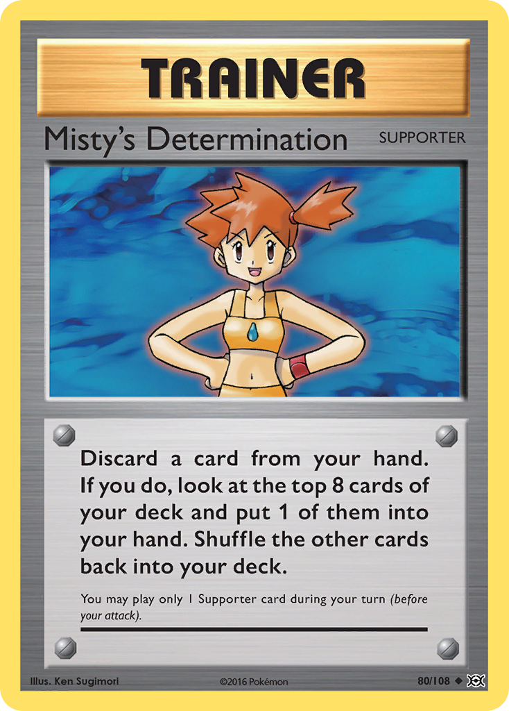 Misty's Determination (80/108) [XY: Evolutions] | Odin's Place