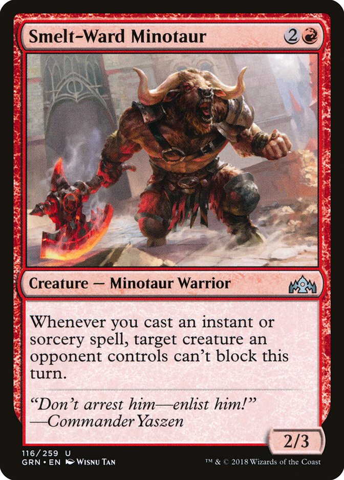 Smelt-Ward Minotaur (116) [Guilds of Ravnica] | Odin's Place