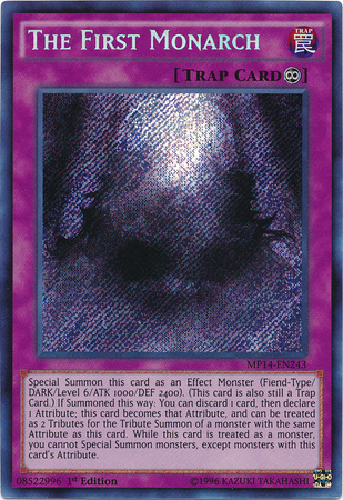 The First Monarch [MP14-EN243] Secret Rare | Odin's Place