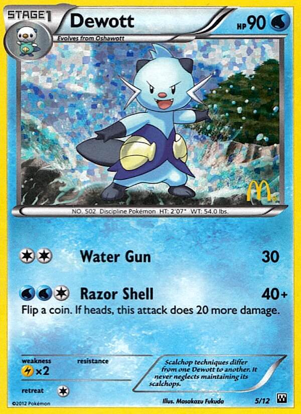Dewott (5/12) [McDonald's Promos: 2012 Collection] | Odin's Place