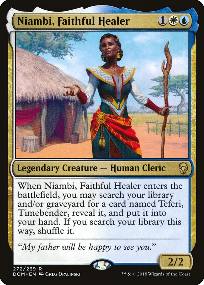Niambi, Faithful Healer (272) [Dominaria] | Odin's Place