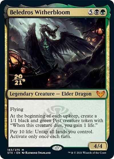 Beledros Witherbloom [Strixhaven: School of Mages Prerelease Promos] | Odin's Place