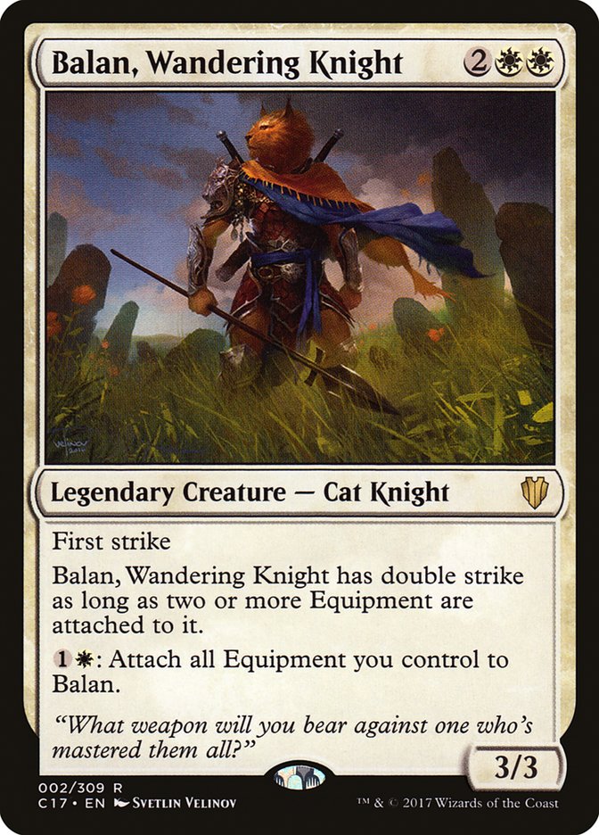 Balan, Wandering Knight (2) [Commander 2017] | Odin's Place