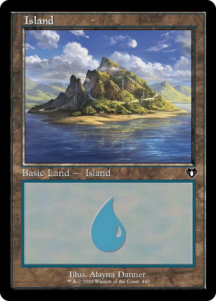 Island (440) (Retro) [Commander Masters] | Odin's Place