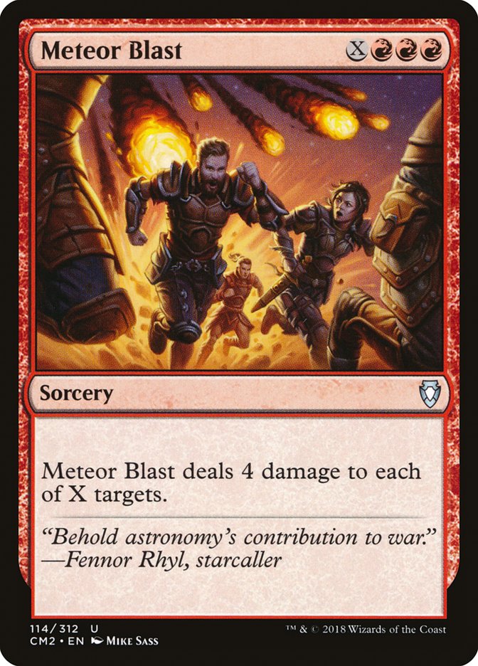 Meteor Blast (114) [Commander Anthology Volume II] | Odin's Place