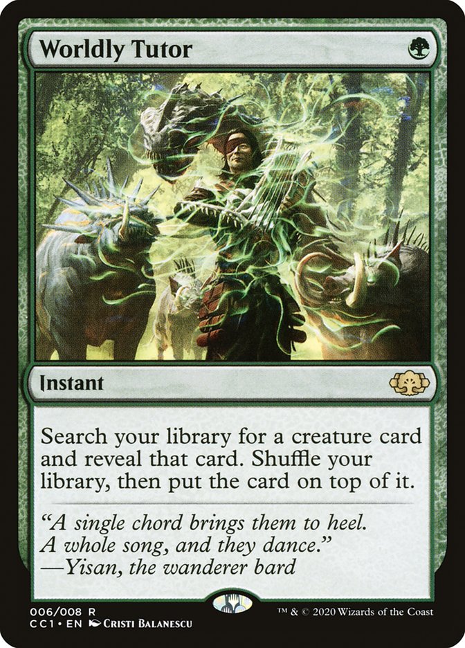 Worldly Tutor [Commander Collection: Green] | Odin's Place