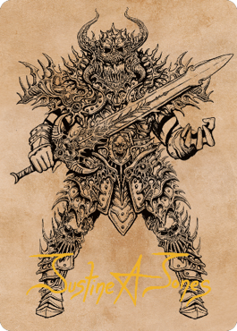 Sarevok, Deathbringer Art Card (Gold-Stamped Signature) [Commander Legends: Battle for Baldur's Gate Art Series] | Odin's Place