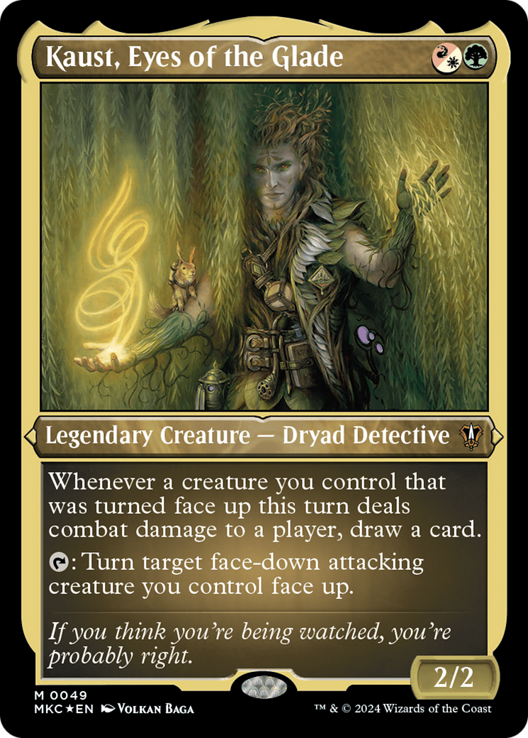 Kaust, Eyes of the Glade (Display Commander) [Murders at Karlov Manor Commander] | Odin's Place