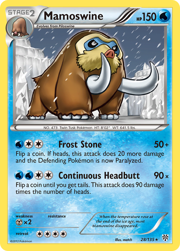 Mamoswine (28/135) [Black & White: Plasma Storm] | Odin's Place
