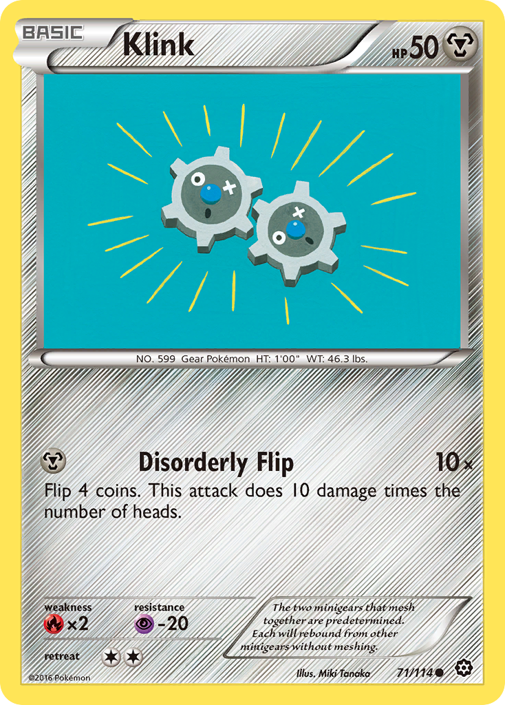Klink (71/114) [XY: Steam Siege] | Odin's Place
