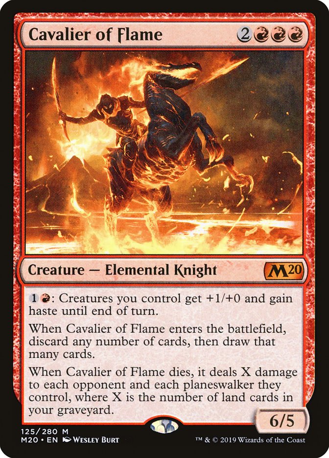 Cavalier of Flame (125) [Core Set 2020] | Odin's Place
