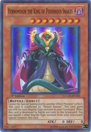 Vennominon the King of Poisonous Snakes [LCGX-EN192] Super Rare | Odin's Place