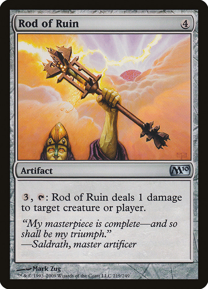 Rod of Ruin (219) [Magic 2010] | Odin's Place