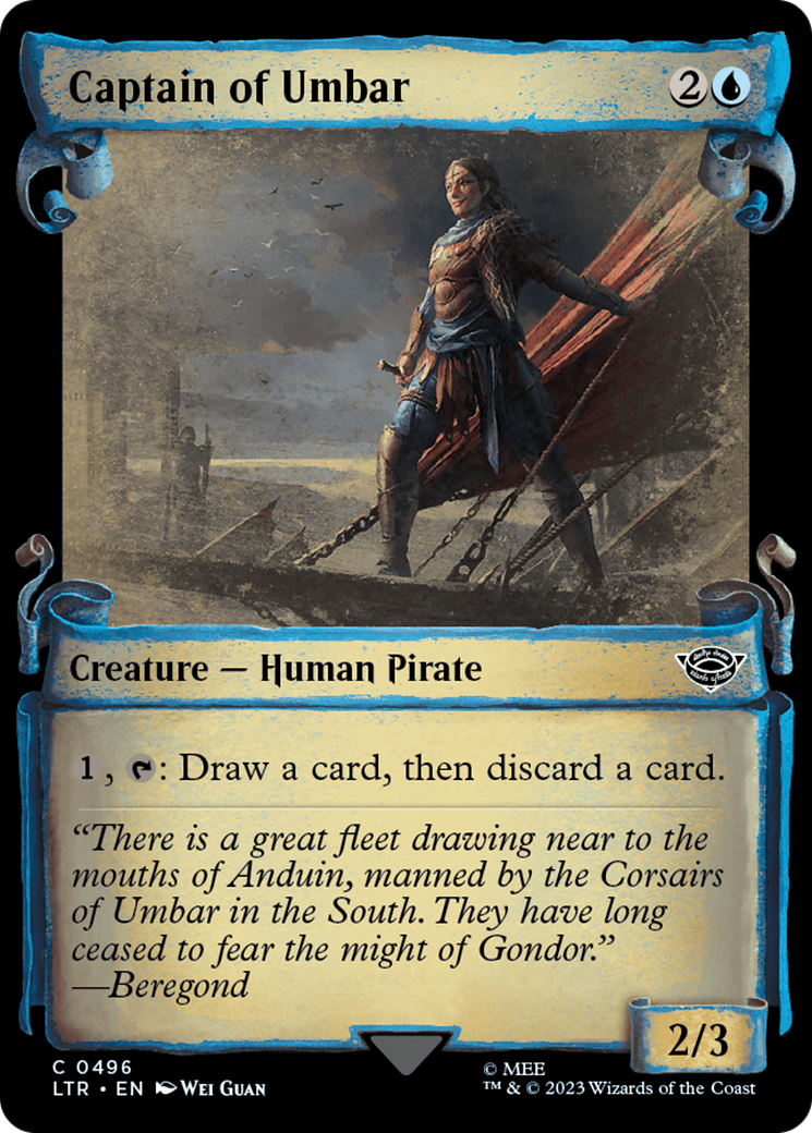 Captain of Umbar [The Lord of the Rings: Tales of Middle-Earth Showcase Scrolls] | Odin's Place