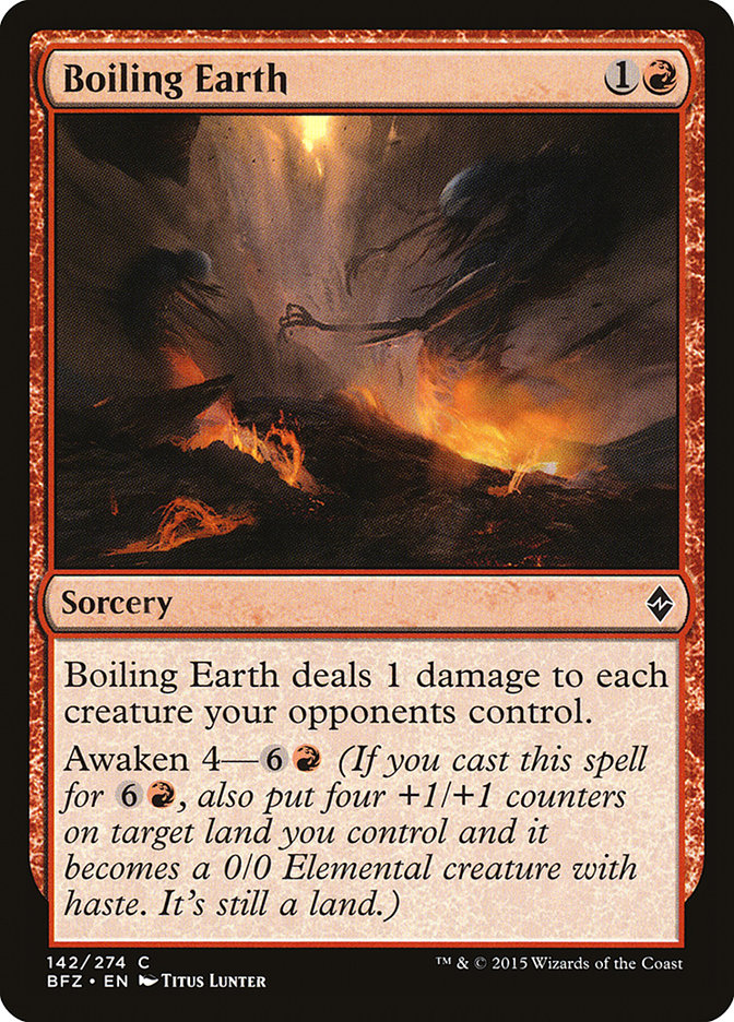 Boiling Earth (142) [Battle for Zendikar] | Odin's Place