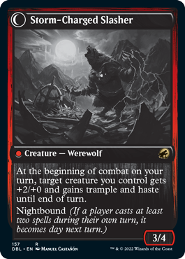 Reckless Stormseeker // Storm-Charged Slasher [Innistrad: Double Feature] | Odin's Place