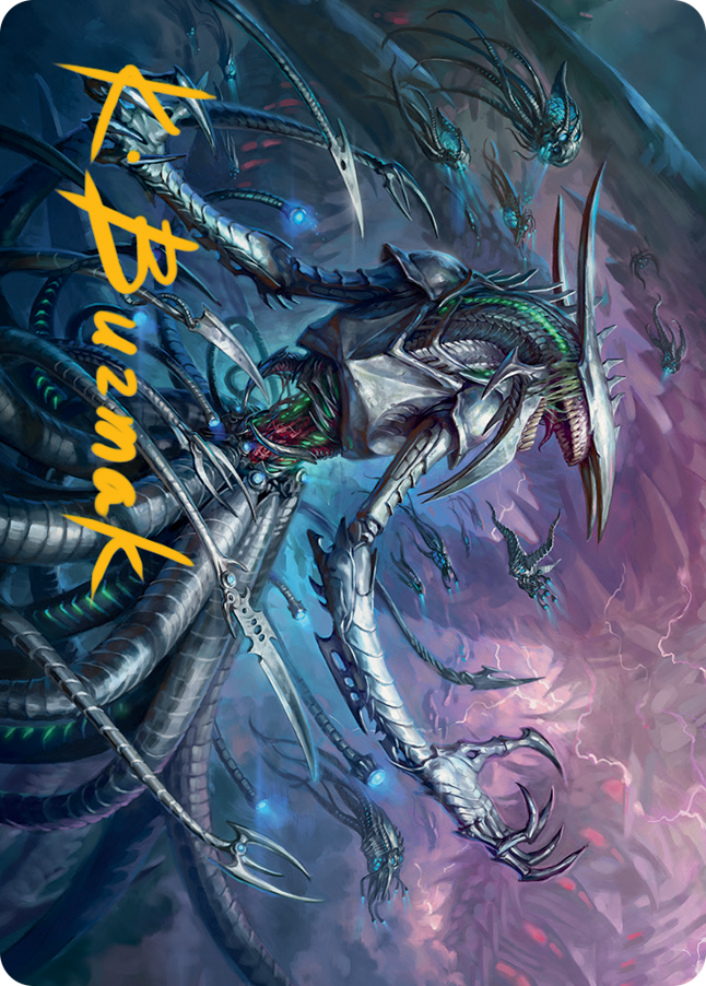 Jin-Gitaxias Art Card (Gold-Stamped Signature) [March of the Machine Art Series] | Odin's Place