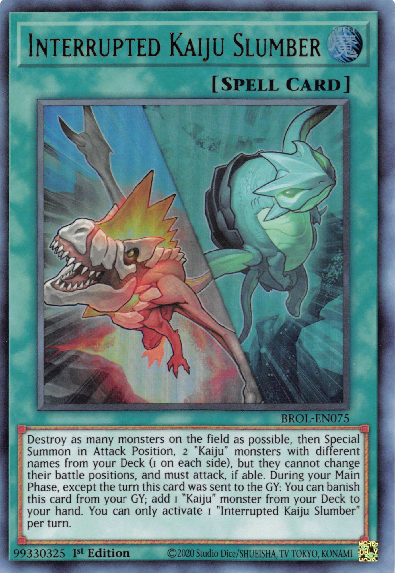 Interrupted Kaiju Slumber [BROL-EN075] Ultra Rare | Odin's Place
