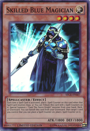 Skilled Blue Magician [SECE-ENS07] Super Rare | Odin's Place
