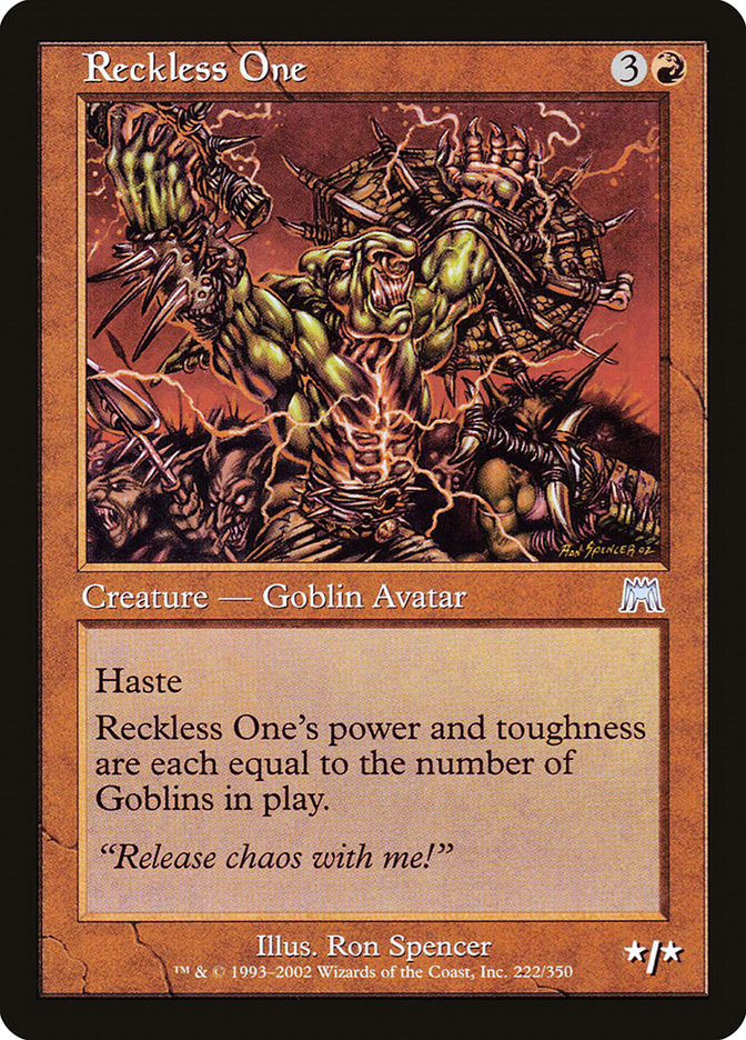 Reckless One (222) [Onslaught] | Odin's Place