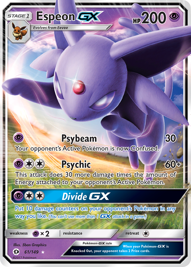 Espeon GX (61/149) [Sun & Moon: Base Set] | Odin's Place