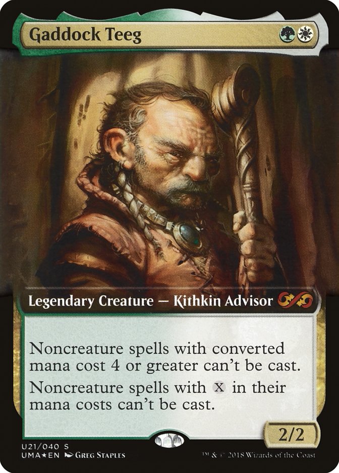 Gaddock Teeg (Topper) [Ultimate Masters Box Topper] | Odin's Place