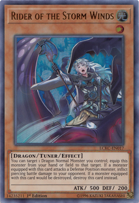 Rider of the Storm Winds [LCKC-EN017] Ultra Rare | Odin's Place