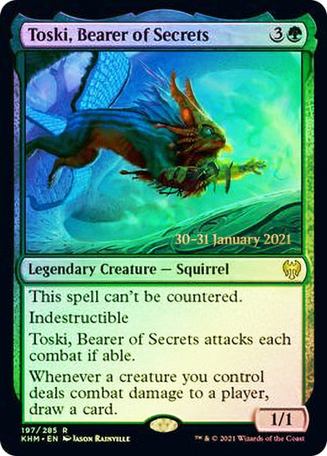 Toski, Bearer of Secrets [Kaldheim Prerelease Promos] | Odin's Place