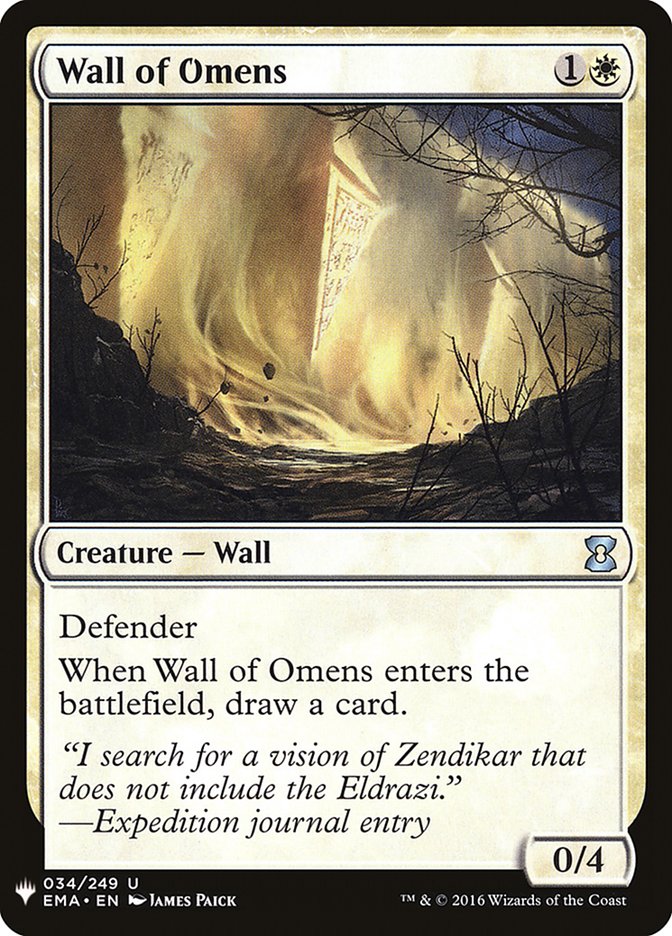 Wall of Omens [Mystery Booster] | Odin's Place
