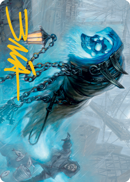 Nebelgast Intruder Art Card (Gold-Stamped Signature) [Innistrad: Midnight Hunt Art Series] | Odin's Place