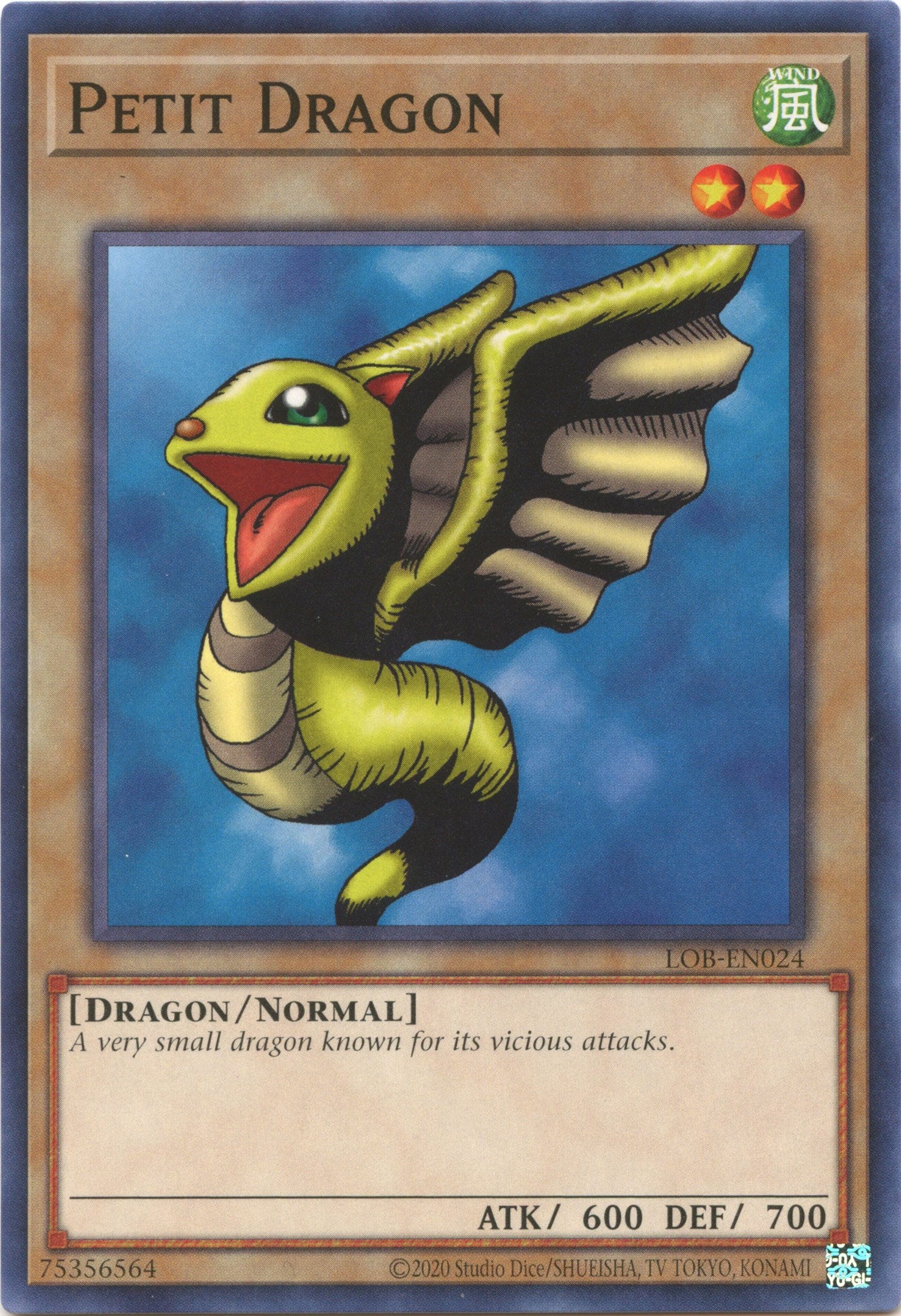 Petit Dragon (25th Anniversary) [LOB-EN024] Common | Odin's Place