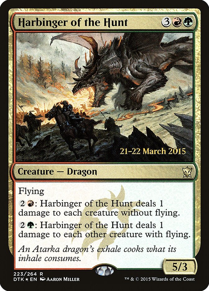 Harbinger of the Hunt (223) [Dragons of Tarkir Prerelease Promos] | Odin's Place