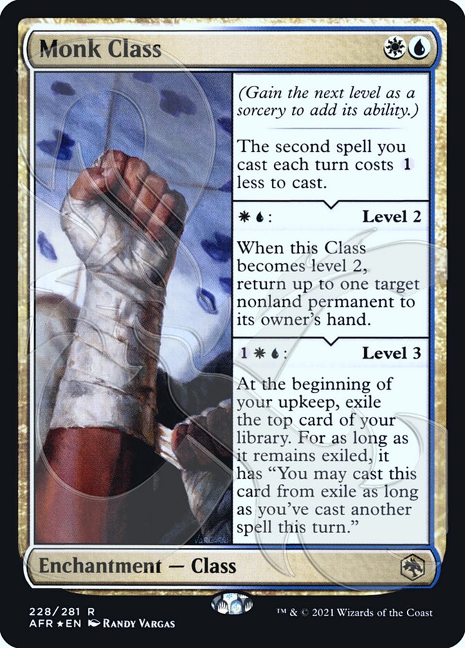 Monk Class (Ampersand Promo) [Dungeons & Dragons: Adventures in the Forgotten Realms Promos] | Odin's Place