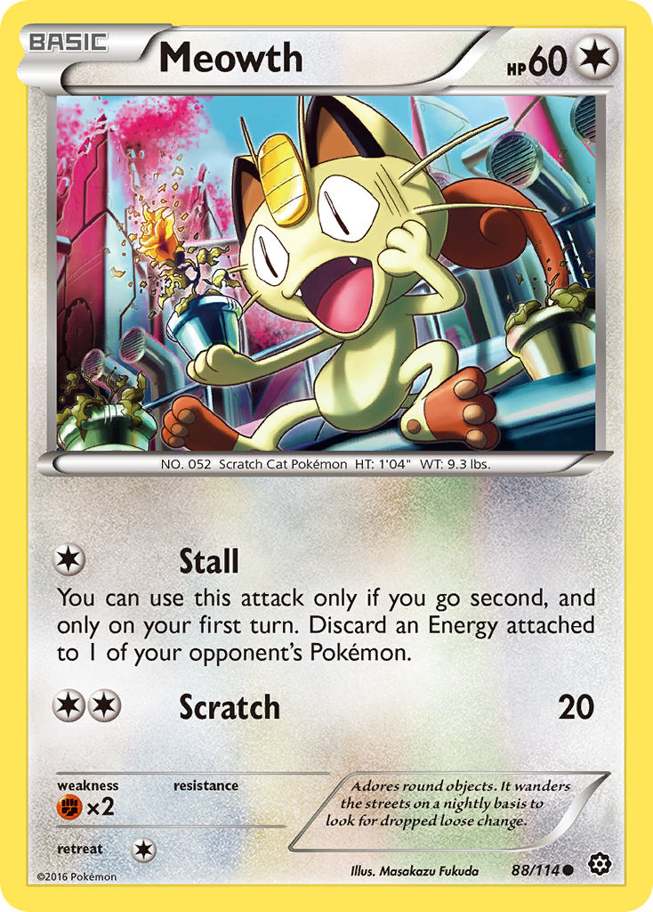 Meowth (88/114) [XY: Steam Siege] | Odin's Place