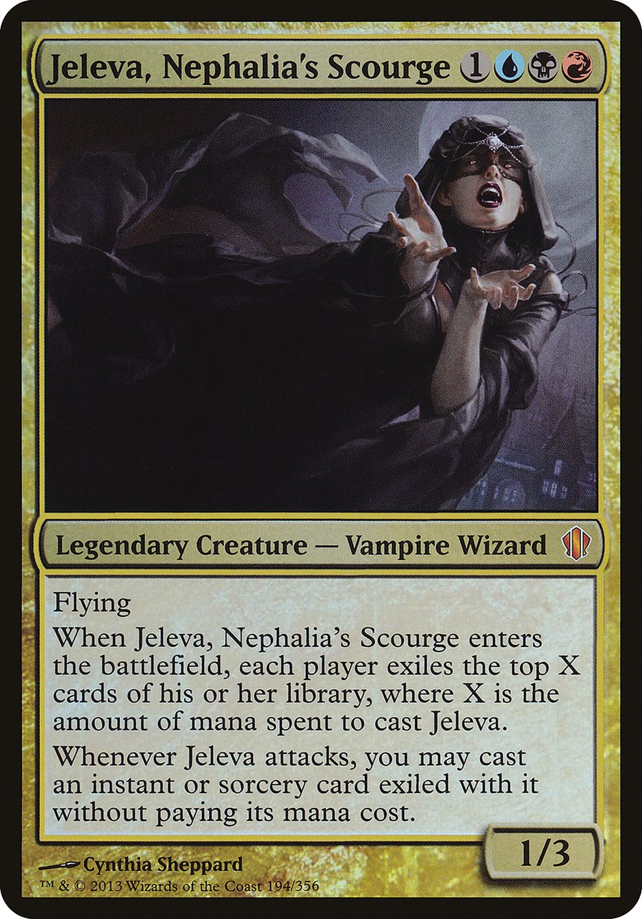 Jeleva, Nephalia's Scourge (194) (Oversized) [Commander 2013 Oversized] | Odin's Place