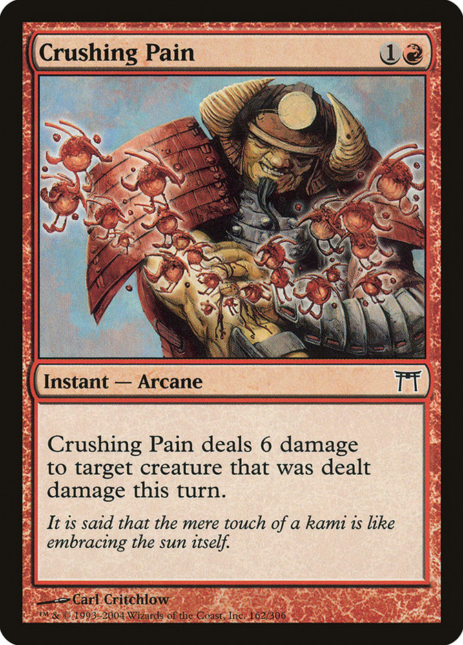 Crushing Pain (162) [Champions of Kamigawa] | Odin's Place
