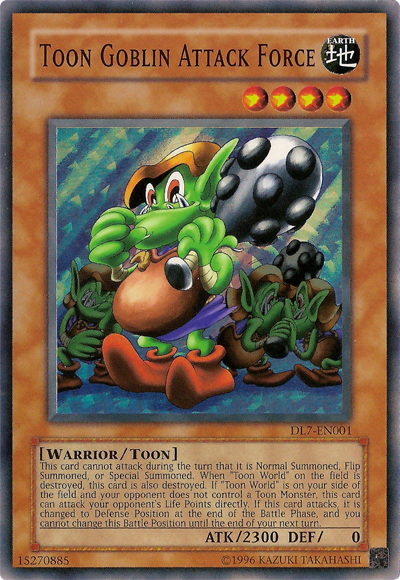 Toon Goblin Attack Force [DL7-EN001] Super Rare | Odin's Place