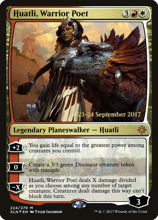 Huatli, Warrior Poet (224) [Ixalan Prerelease Promos] | Odin's Place