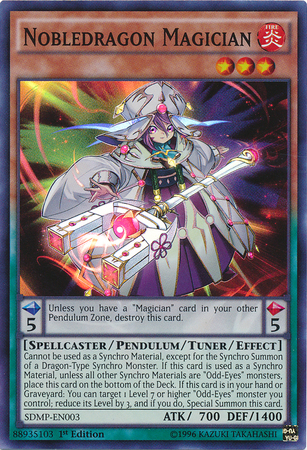 Nobledragon Magician [SDMP-EN003] Super Rare | Odin's Place