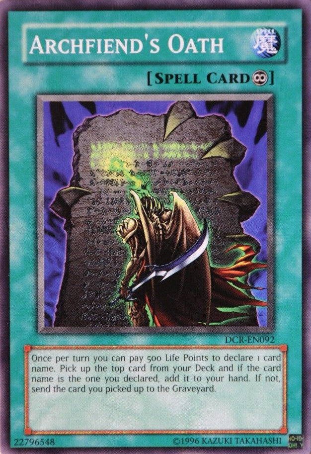 Archfiend's Oath [DCR-EN092] Common | Odin's Place
